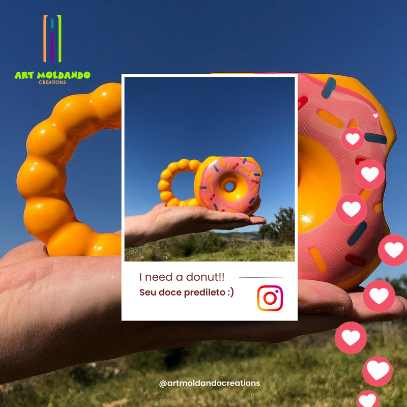 Caneca Donuts 3D - Sortidas
